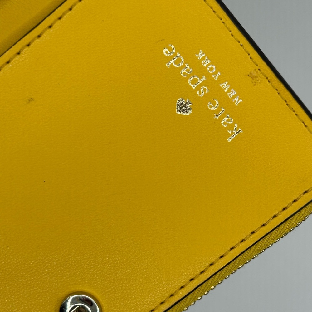 Kate Spade Mustard Yellow Leather Wallet - Picture 4 of 10